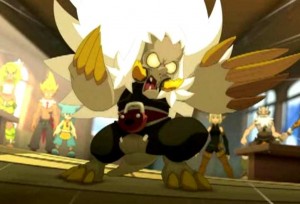 Moumoune fusionne avec son phorreur et se transforme en monstre (Wakfu)