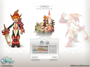 Création de personnage (Wakfu MMO)