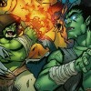 Meryl et Med'an sont attaqués par le culte du marteau du crépuscule car Med'an a beaucoup de potentiel  (BD World of Warcraft)