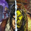 Varian et Thrall en couverture d'un comics (BD World of Warcraft)