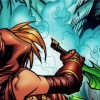 Valeera se prepare à attaquer Onyxia (BD world of Warcraft)