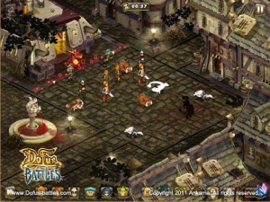 Les ateliers de Steff Taff sont gardés par des monstres (Dofus Battles)