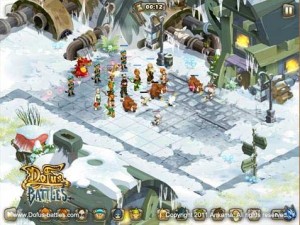 Steff Taff se cache sur l'île de Frigost (Dofus Battle)