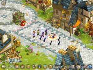 Animakhal doit libérer d'Astrub des monstres (Dofus Battles)