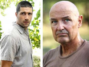 Jack Shephard et John Locke de la série Lost : Les disparus 