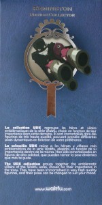 latéral gauche du packaging de la figurine Remington UDX (Wakfu)