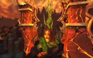 World of Warcraft : image des terres de feu, le royaume de Ragnaros (patch 4.2)