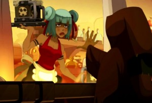 Le personnage de Obi essaye d'hypnotiser la serveuse comme dans Star Wars (Wakfu épisode 10 saison 2)