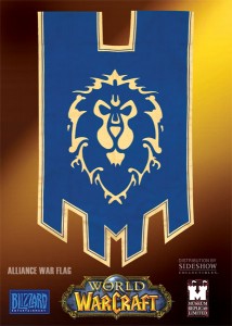 Drapeau alliance de World of Warcraft