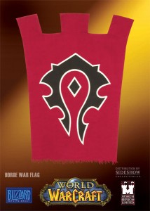 Drapeau horde de World of Warcraft