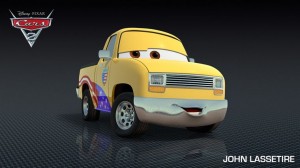 John Lassetire vient du nom du réalisateur John Lasseter (Pixar - Cars 2)