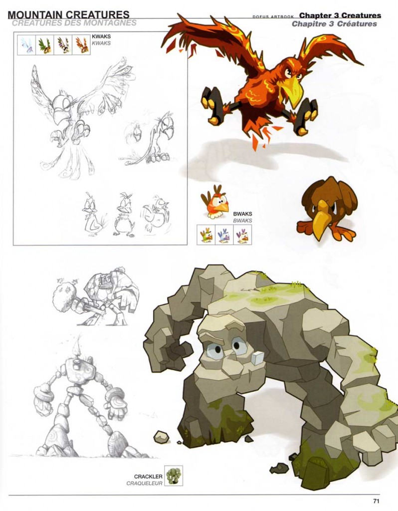 Page 71 du Dofus Art Book : Session 1