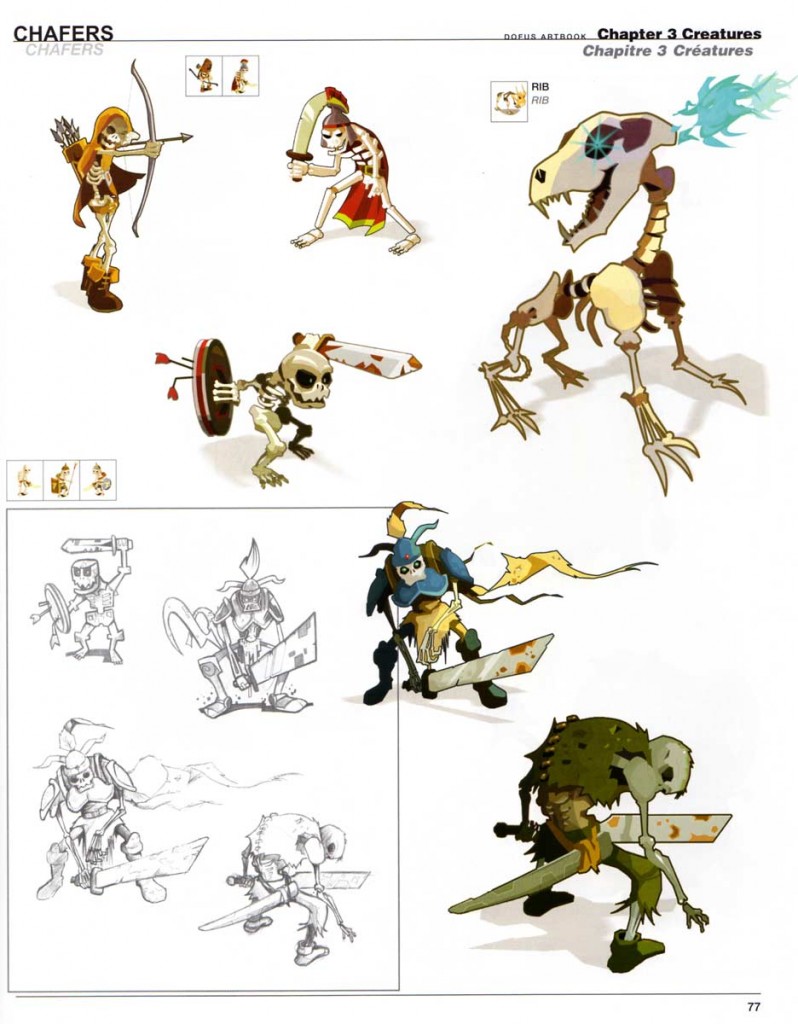 Page 77 du Dofus Art Book : Session 1