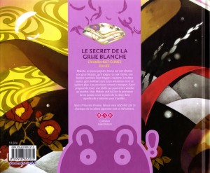 Dos de la couverture du secret de la grue blanche (nobi nobi !)