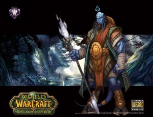 Tapis de souris Compad World of Warcraft draenei