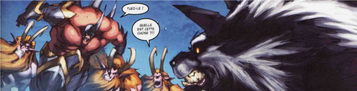 Combat entre worgens et les démons (dans le tome 2 de la malédiction des worgens)