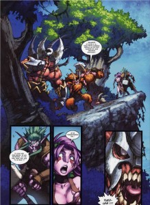 Page 4 du tome 2 de la malédiction des worgens