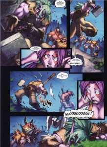 Page 6 du tome 2 de la malédiction des worgens