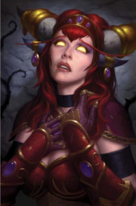 Alexstrasza en larme suite à la trahison de Krasus