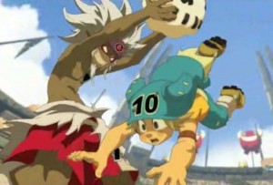 Kriss la Krass affronte Yugo (Boufbowl - Wakfu)