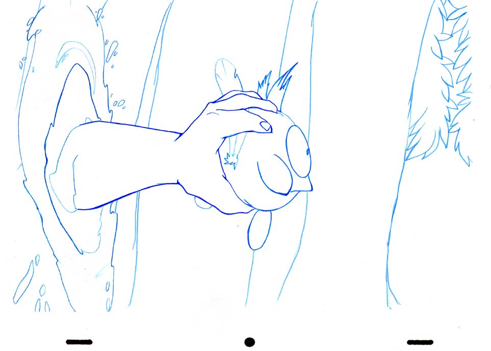 Animation au trait tirée de l'épisode 2 de Wakfu