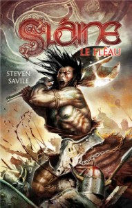 Couverture du roman Slaine : le fléau de Steven Saville