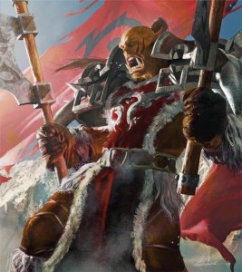Garrosh en arme défandant la Horde (Warcraft)