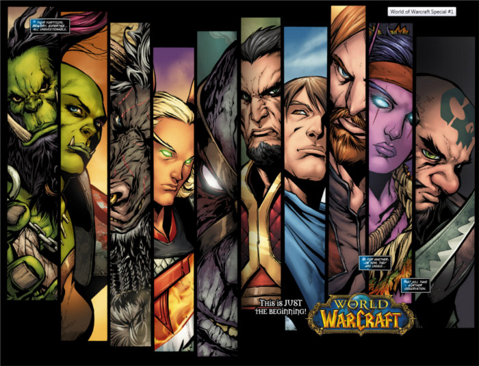 Image des personnages des futurs comics Bloodsworn et Dark Riders