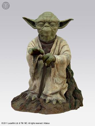 Figurine Yoda using the Force (Attakus)