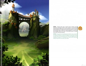 Le portail d'entrée monumental de Bonta (art book Wakfu 5)