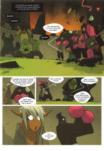 Page 1 du Comics Boufbowl n°2 (Wakfu)