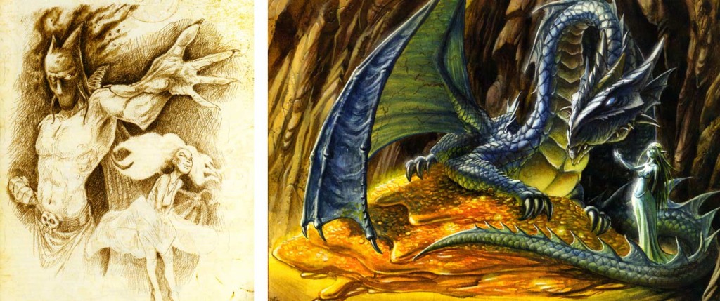 Djaul a créé Ondine pour séduire le dragon Aguabrial (Dofus)