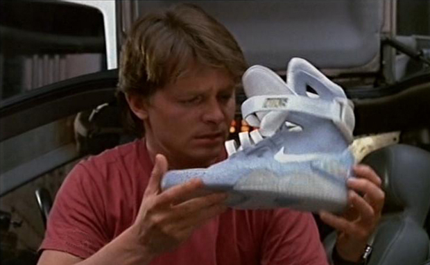 Marty McFly et ses Nike futuristes - Retour vers le futur 2