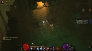 Entrée d'un niveau dans Diablo 3