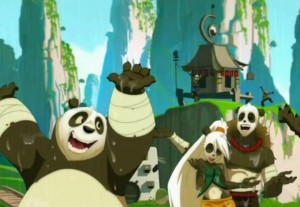 Les pandalas redeviennent normal sous la pluie de Lait de bambou  (Wakfu - épisode 13)