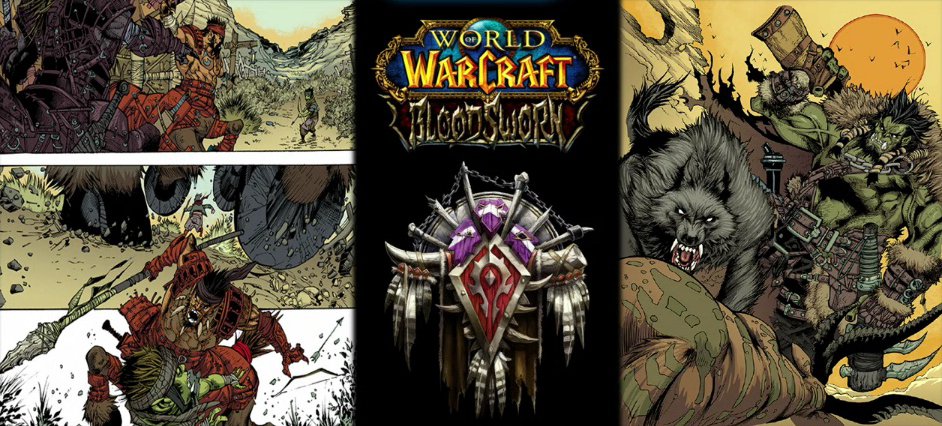 Image du comics Blood Sworn(Warcraft) diffusé à la Blizzcon 2011. Ce comics va s'intéresser à la Horde