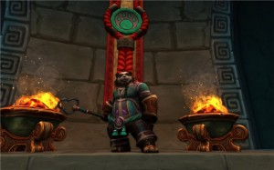 Pandaren dans une salle