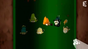 Durant la chute les personnages se transforment en SD (Wakfu)