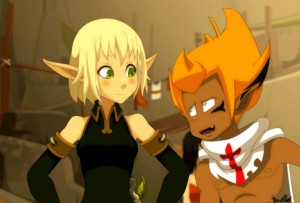 Tristepin apprécie quand Evangelyne laisse parler son coeur (Wakfu)