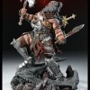 Figurine Diablo 3 Overthrown Barbare : côté
