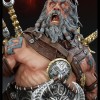 Figurine Diablo 3 Overthrown Barbare : détail du visage