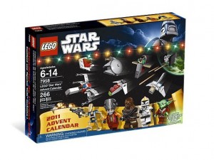 Boite du calendrier de l'avent Lego Starwars