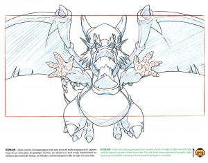 Pose clée d'animation de Grougaloragran