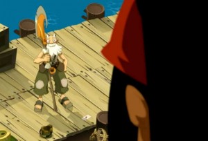 Ruel négocie le prix de la traversée (Wakfu)