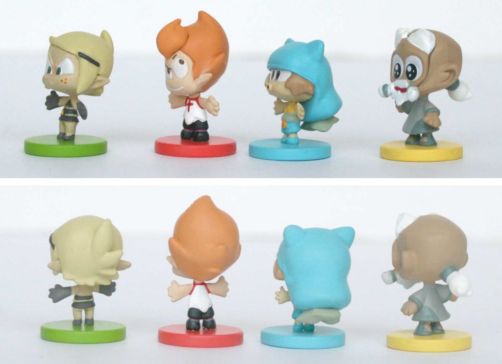 Figurines SD du jeu d'aventures Wakfu