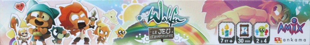 flanc du packaging du jeu d’aventures Wakfu (jeu de société)