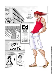 Page 1 du tome 1 du manga Head-Trick