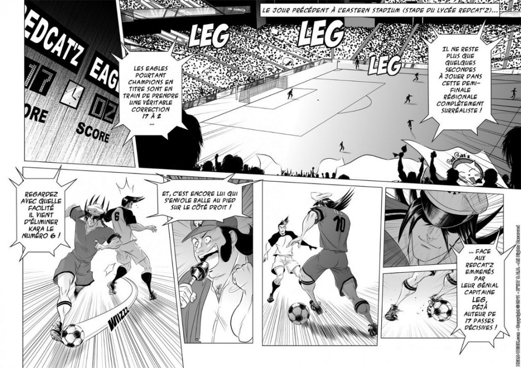 Pages 4 et 5 du tome 1 du manga Head-Trick