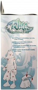 Coté droit du packaging de le figurine Wakfu DX N°5 de Ruel