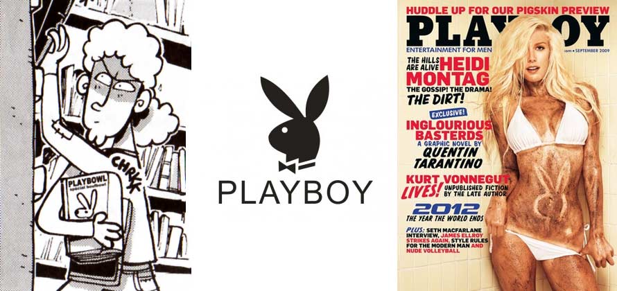 La couverture du livre Playbowl avec le lapin est un clin d’œil au célèbre logo du magazine érotique Playboy
